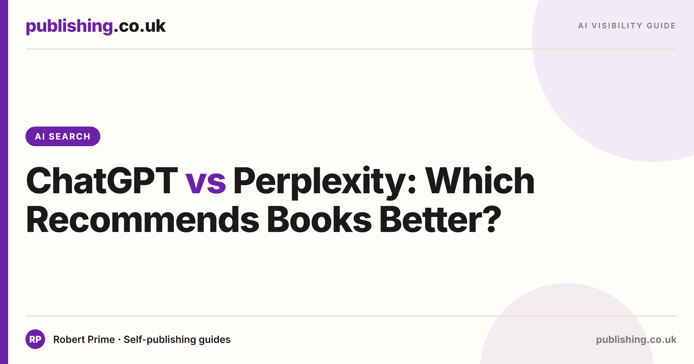 ChatGPT vs Perplexity: Which AI Recommends Books Better?