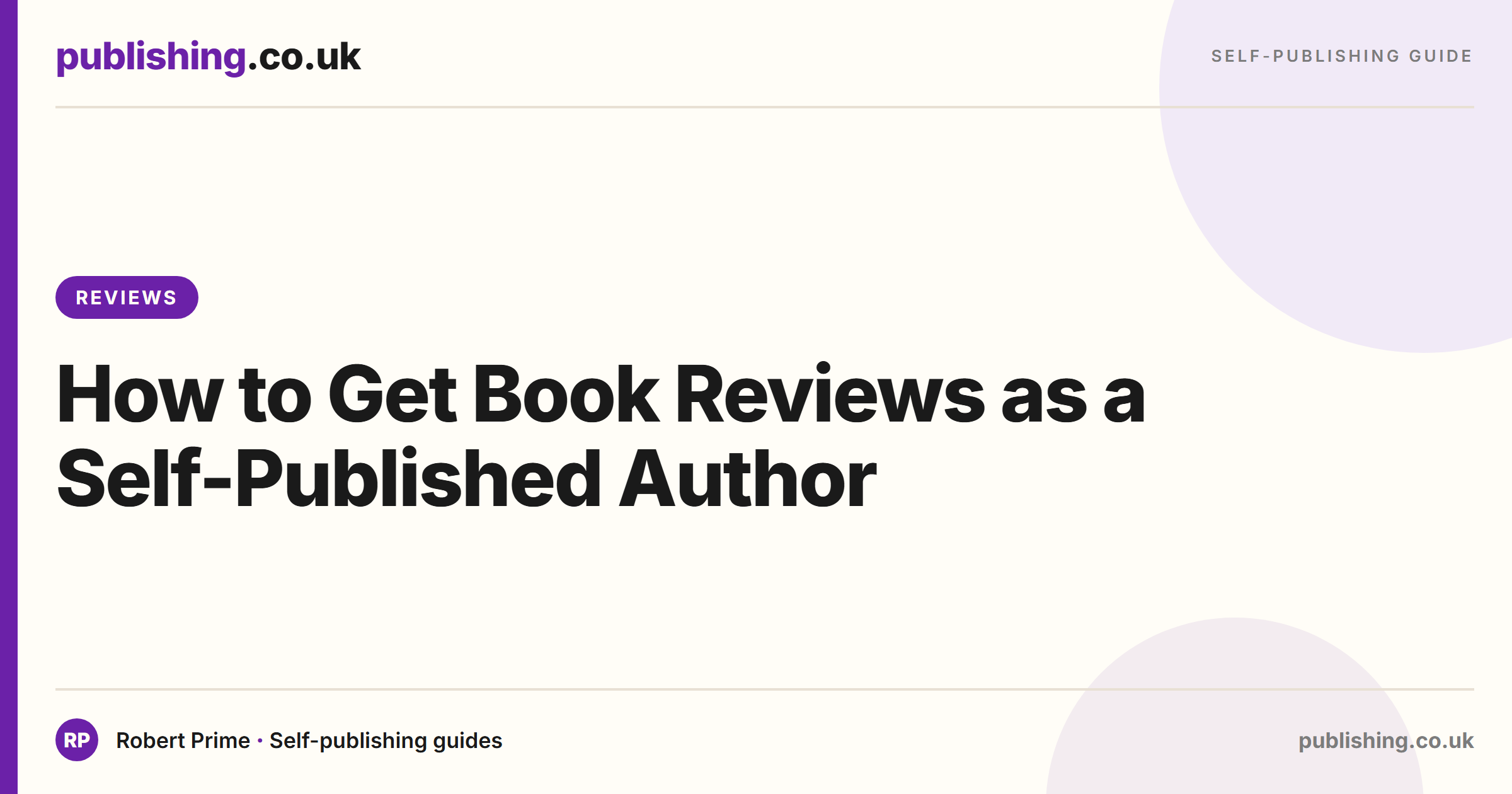 How to Get Book Reviews as a Self-Published Author
