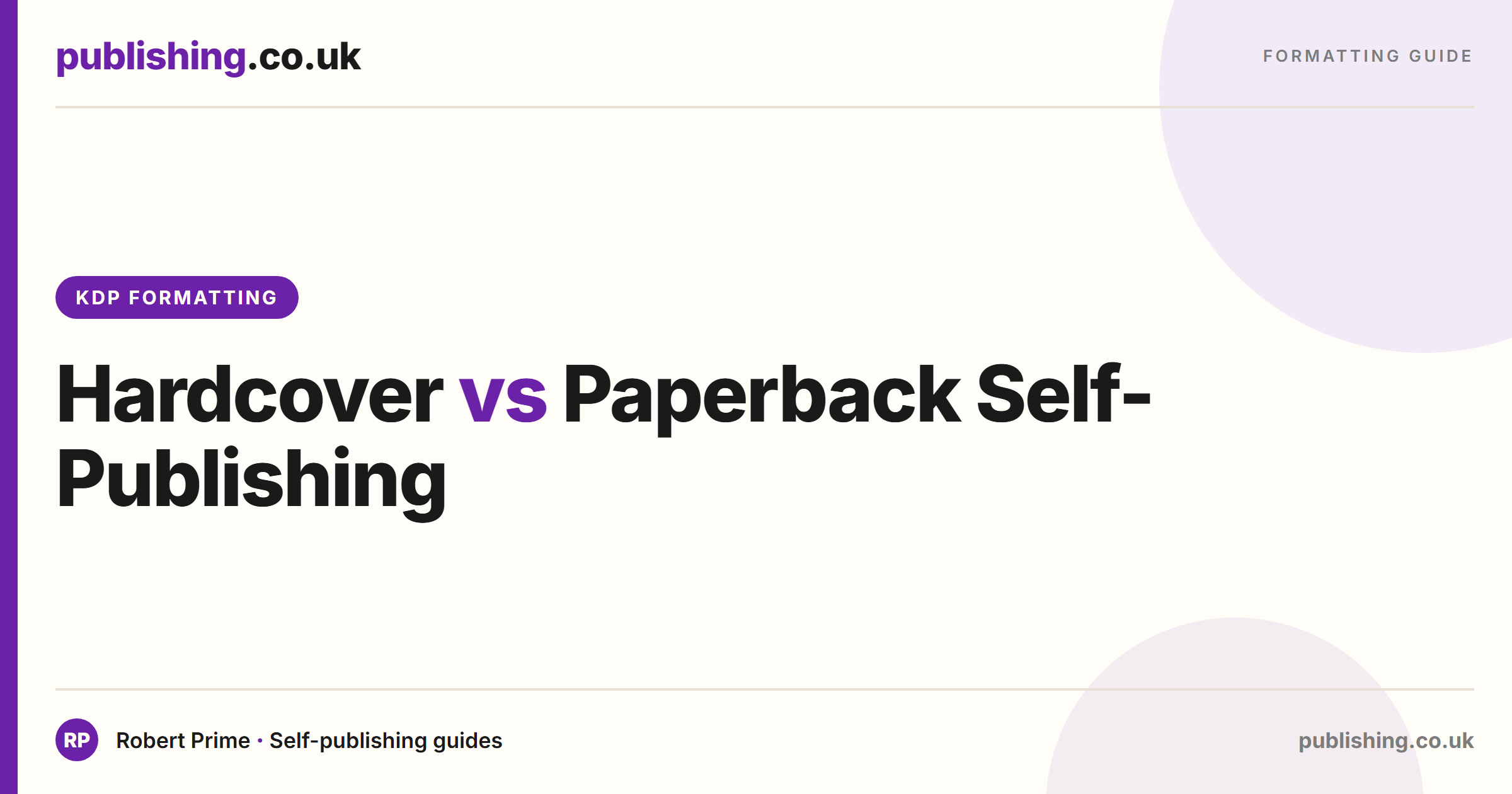 Hardcover vs Paperback Self-Publishing: Cost, Royalty & Which to Pick