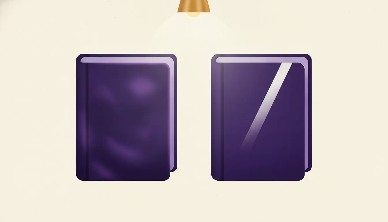 Matte vs Glossy Book Covers on KDP: Which Finish Should You Choose?