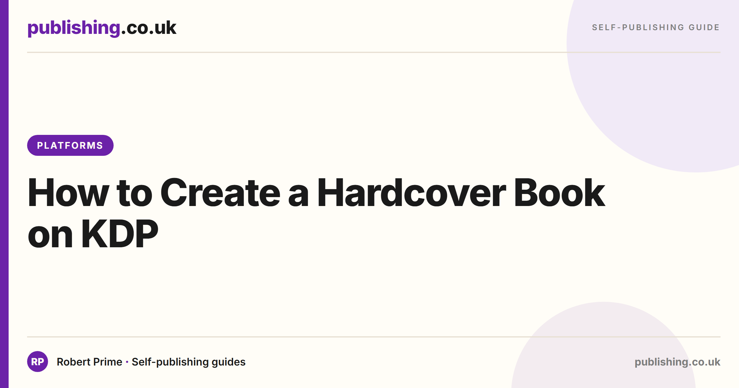 How to Create a Hardcover Book on KDP