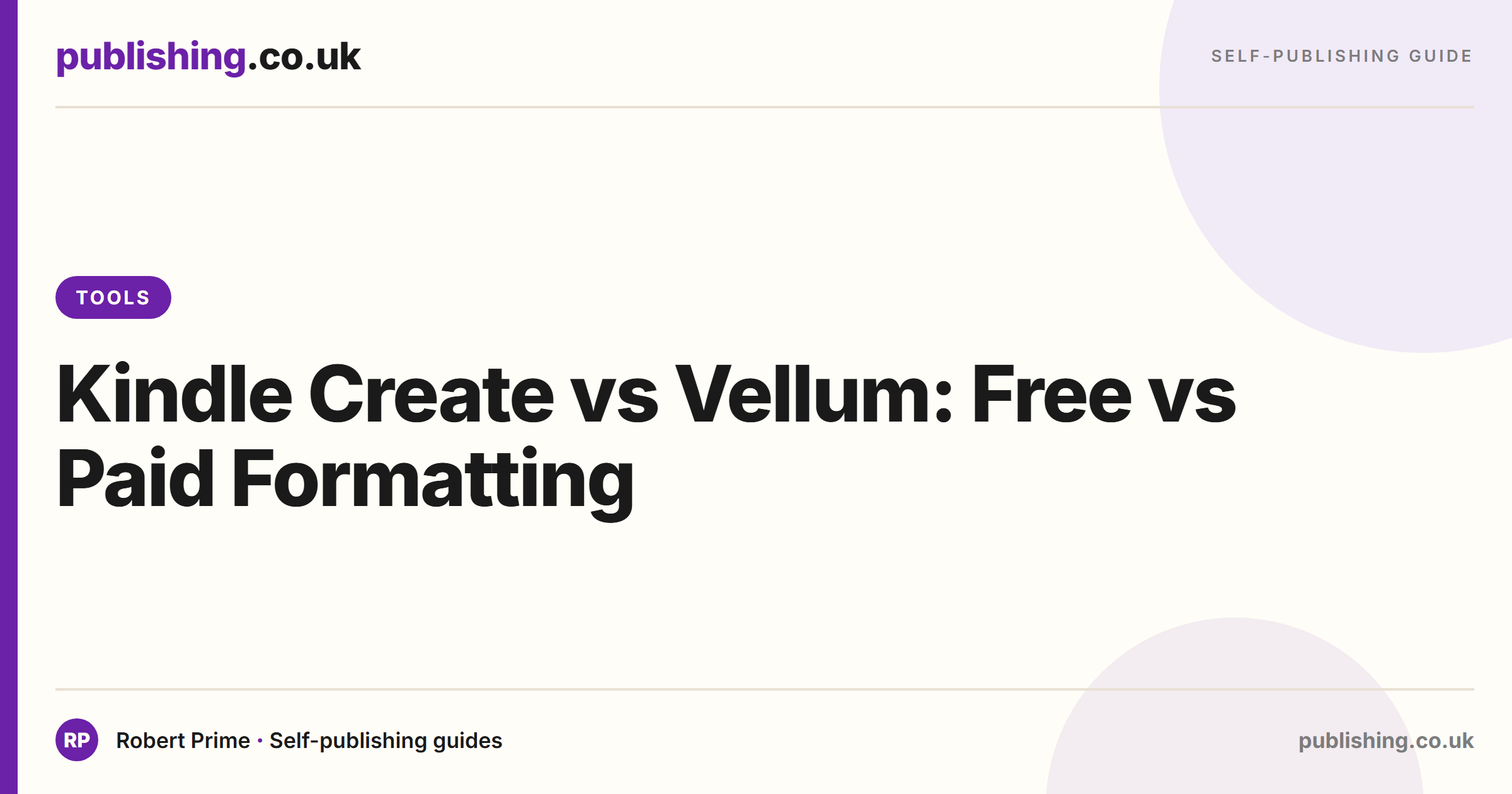Kindle Create vs Vellum (2026): Is Free Good Enough for KDP?