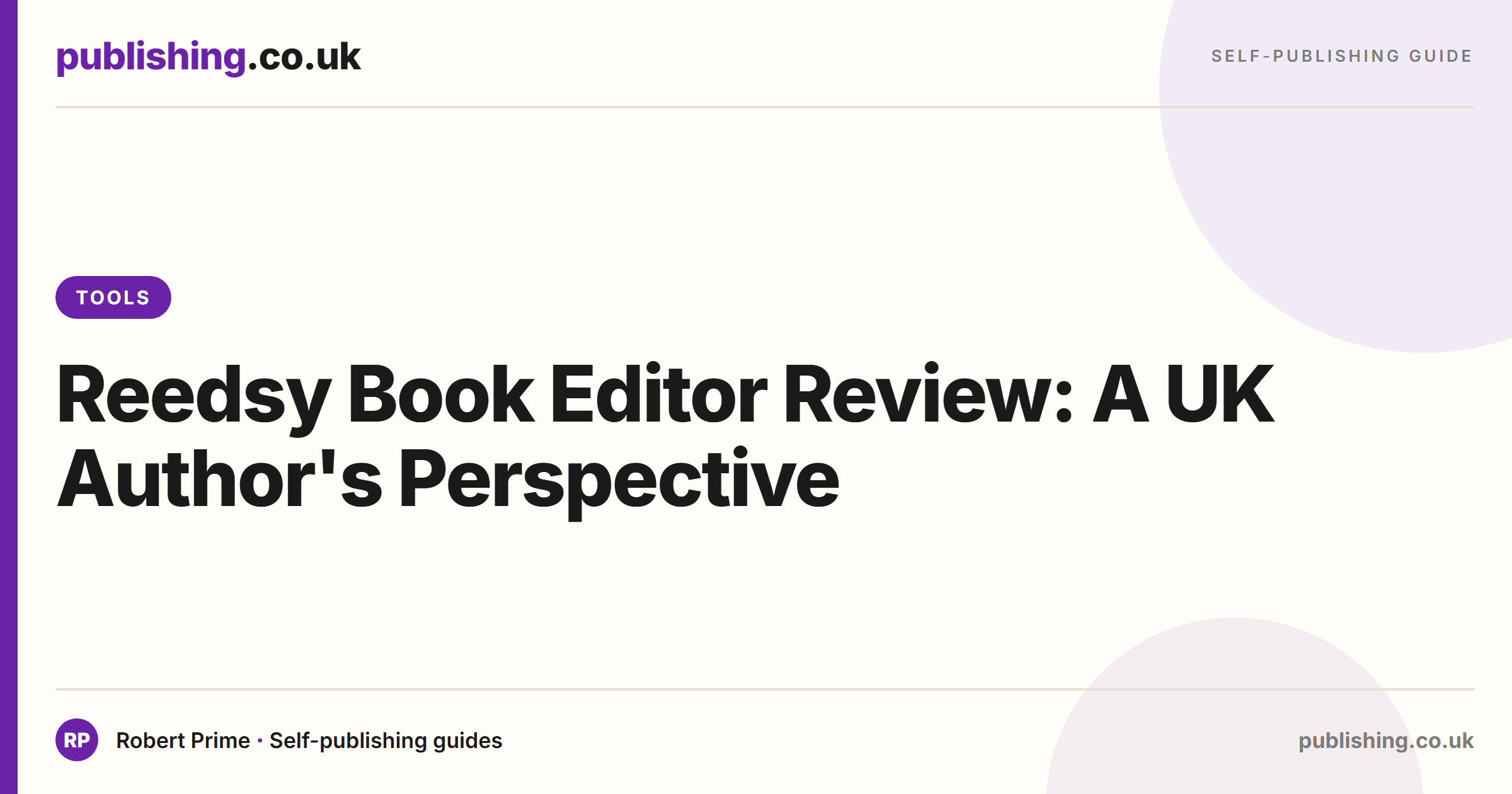 Reedsy Book Editor Review: A UK Author's Perspective
