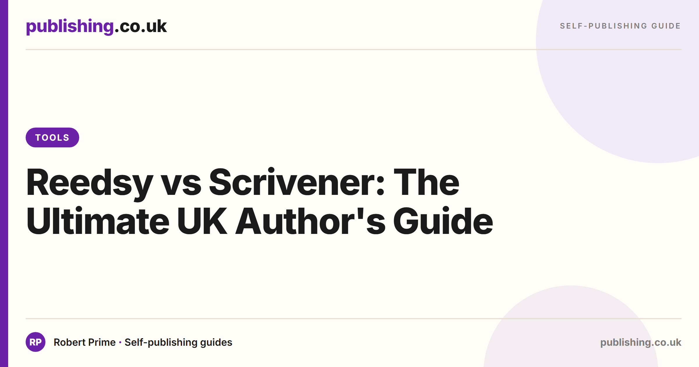 Reedsy vs Scrivener (2026): Which Should You Actually Use?