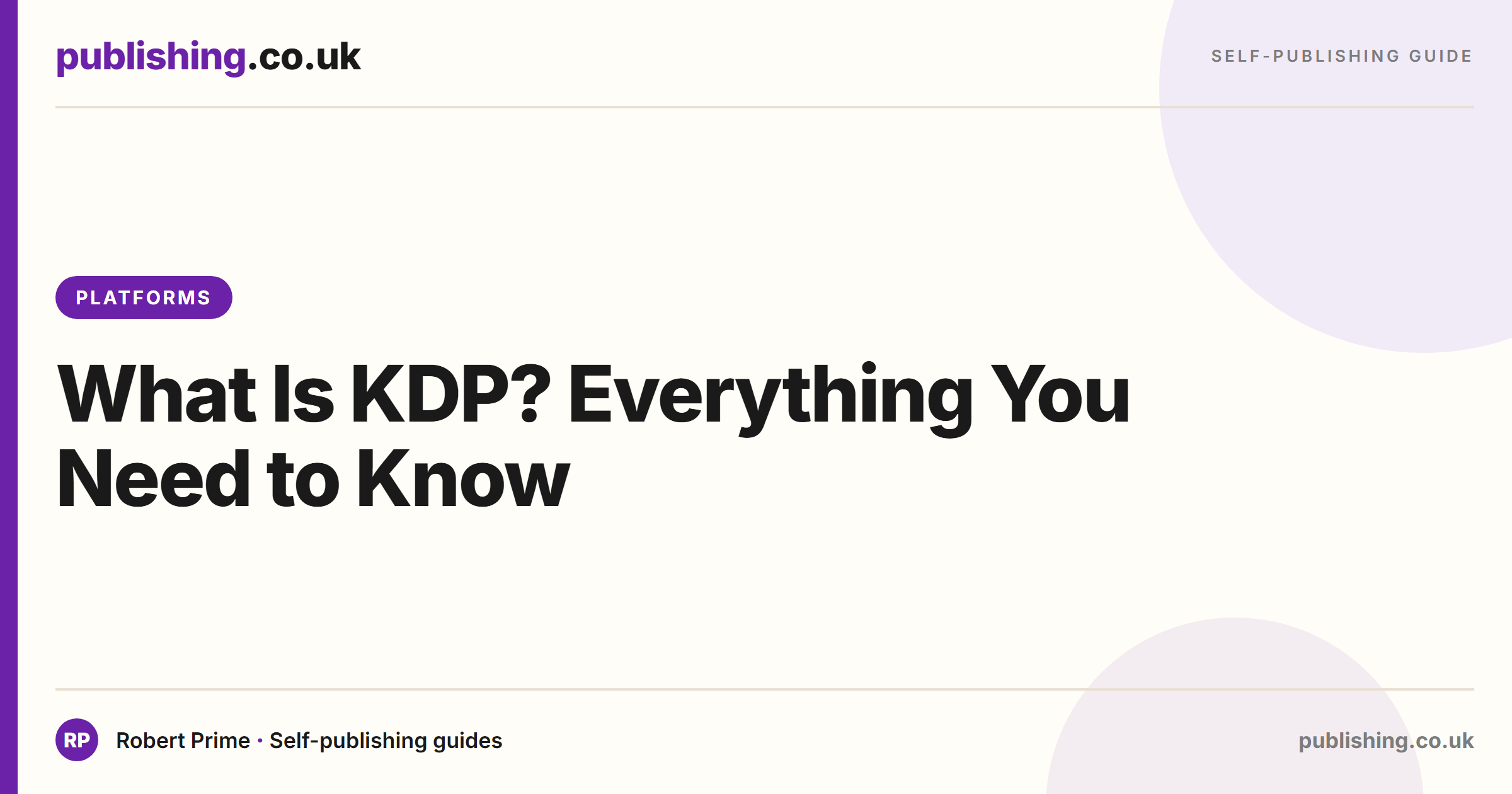 What Is KDP? Everything You Need to Know